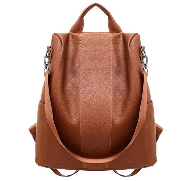 Sac à dos pour femmes E687 marron