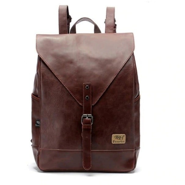 Sac à dos pour homme E949 marron foncé