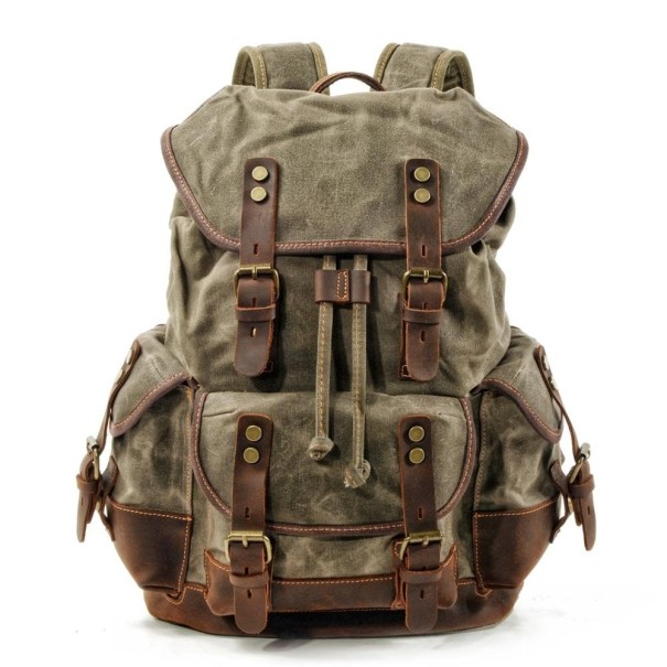 Sac à dos pour homme E985 vert armée