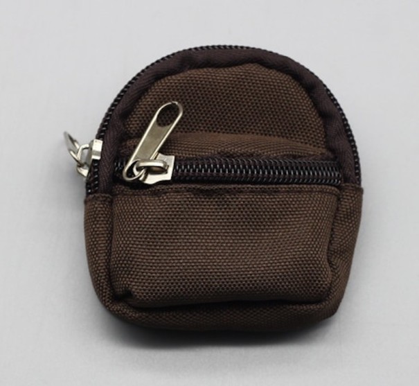 Sac à dos pour poupées marron foncé