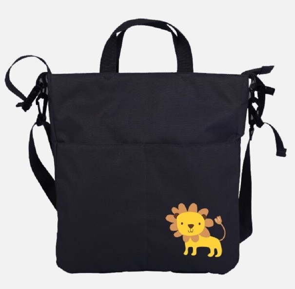 Sac à langer avec un animal noir