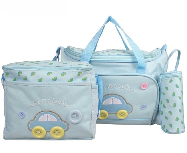 Sac à langer set de 4 pièces bleu clair