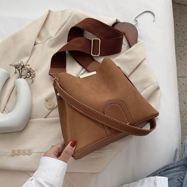 Sac à main en cuir pour femme M1612 marron