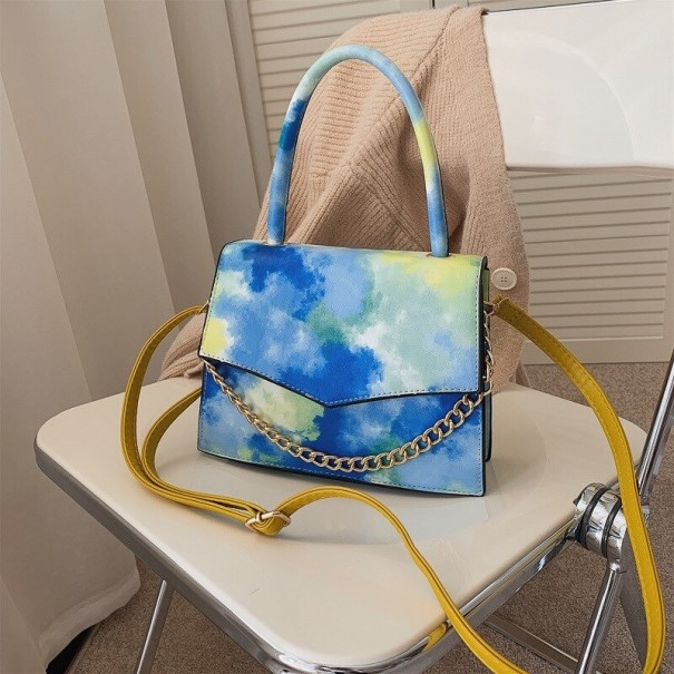 Sac à main en cuir pour femme M1655 jaune foncé