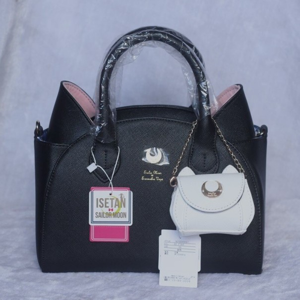 Sac à main en cuir pour femmes M1345 noir 3