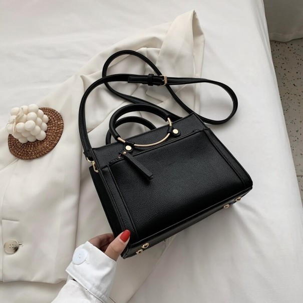 Sac à main en cuir pour femmes M1775 noir