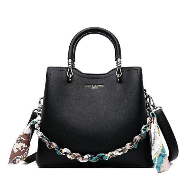 Sac à main en cuir pour femmes M1822 noir