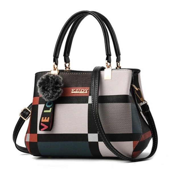 Sac à main en cuir pour femmes M900 noir