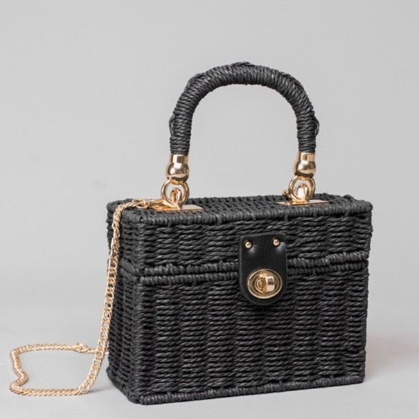 Sac à main en papier pour femmes noir