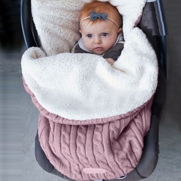 Sac de couchage d'hiver rose