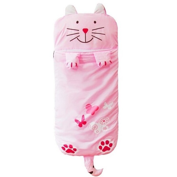 Sac de couchage pour enfants rose