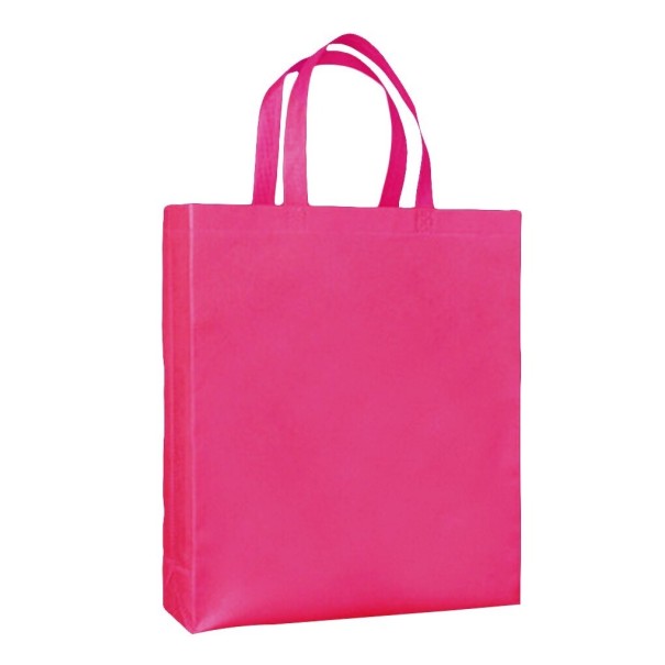 Sac de courses coloré rose foncé