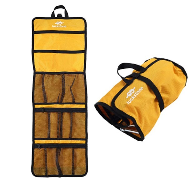 Sac de rangement pour l'escalade Sac pour organiser l'équipement d'escalade jaune
