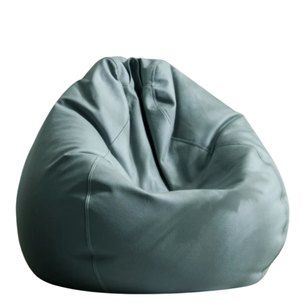 Sac de șezut fără umplutură din piele artificială 240l înălțime 100 cm design modern spațios pentru living și terasă verde