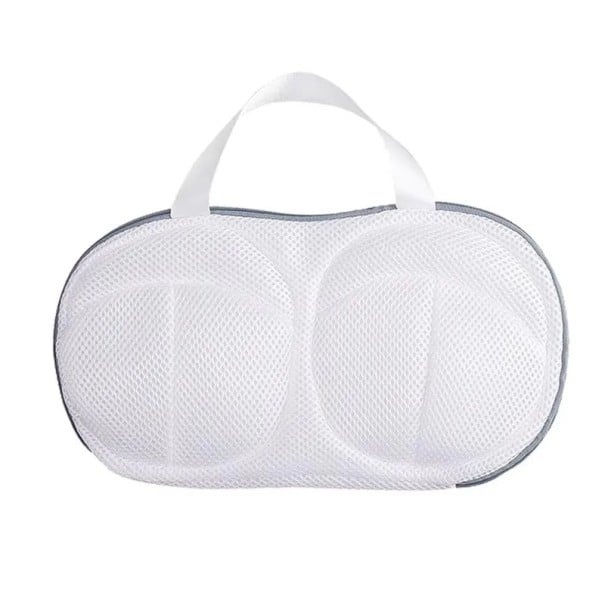 Sac de spălare pentru sutiene Plasă fină cu fermoar Sac de protecție pentru lenjerie delicată în mașina de spălat Îngrijire specială gri