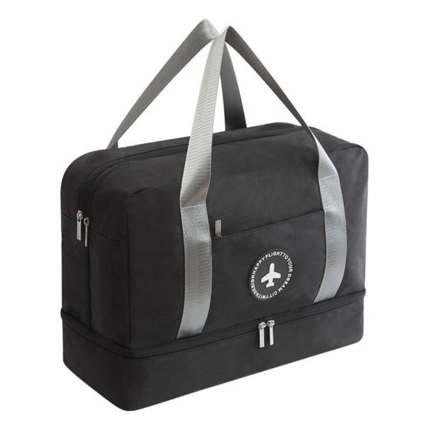 Sac de voyage à bandoulière T422 noir