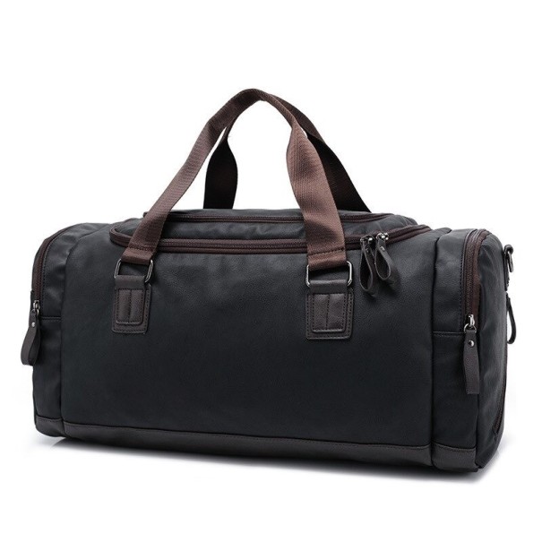 Sac de voyage en cuir pour homme T480 noir