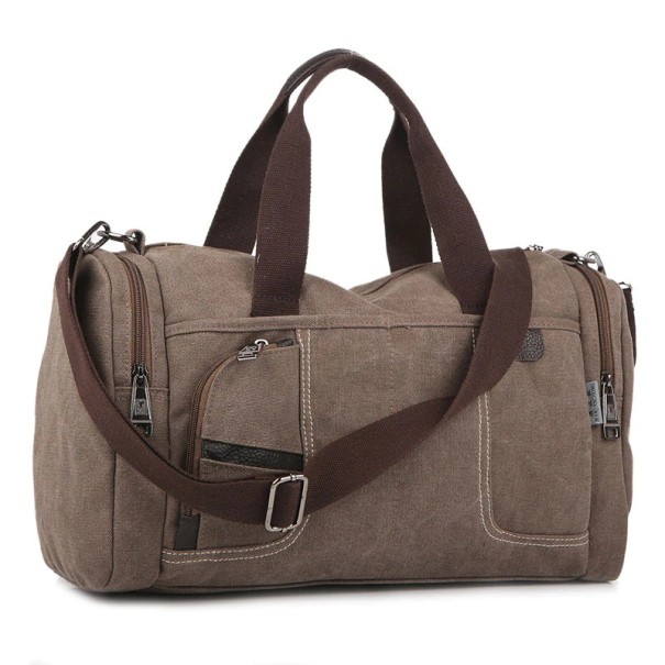 Sac de voyage pour homme T437 café