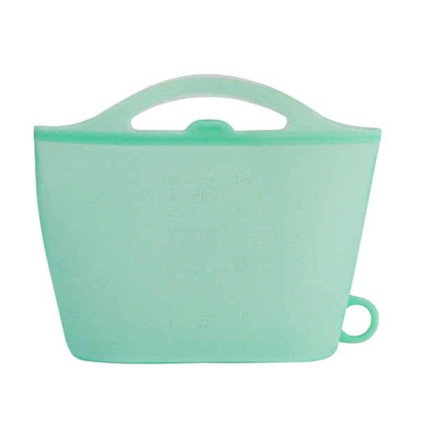Sac en silicone pour aliments vert