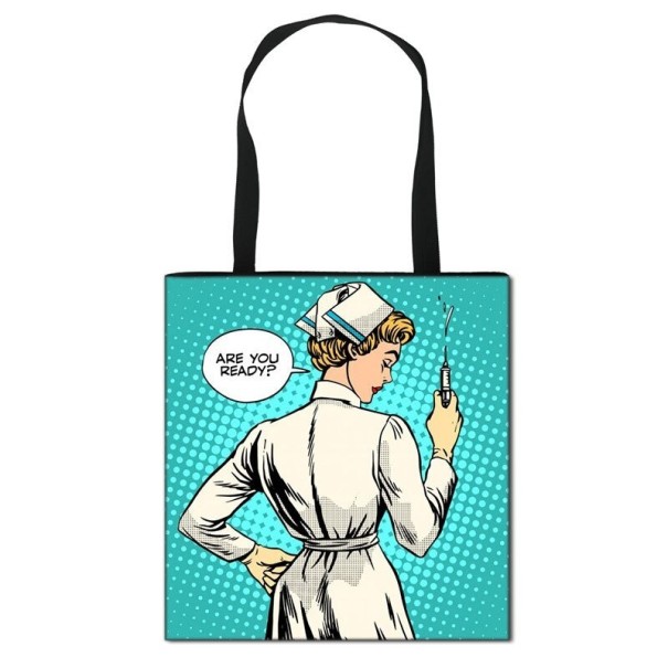 Sac en toile pour femme infirmière S 12