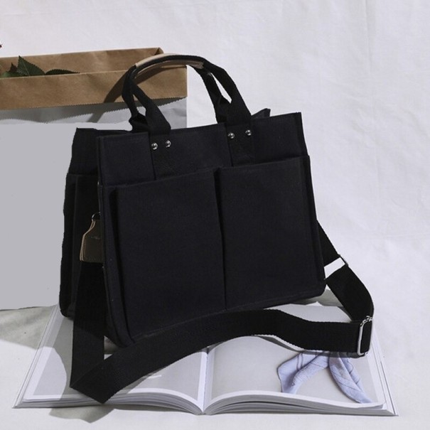 Sac en toile pour femmes M1365 noir