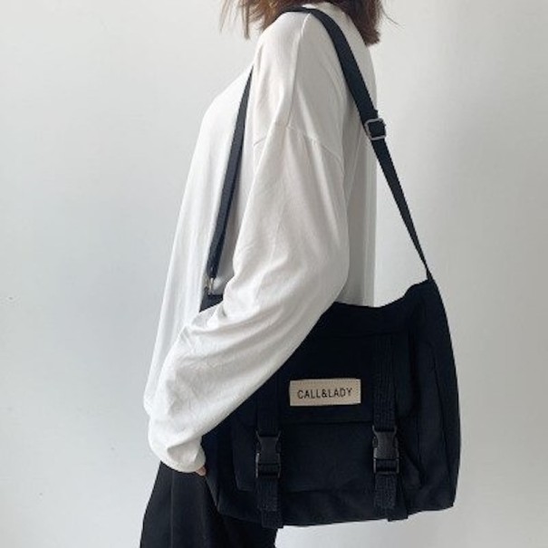 Sac en toile pour femmes M827 noir
