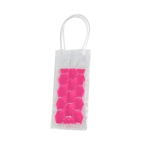 Sac isotherme pour bouteille rose