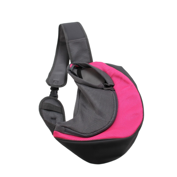 Sac pour chiens rose foncé S