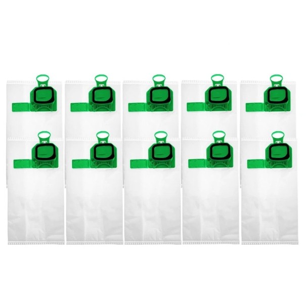 Sacchetti per aspirapolvere 10 pz 28,5 x 14,8 cm Tessuto Sacchetti di ricambio compatibili con Vorwerk VK140 VK150 FP140 Bo Speed Kobold Materiale 1