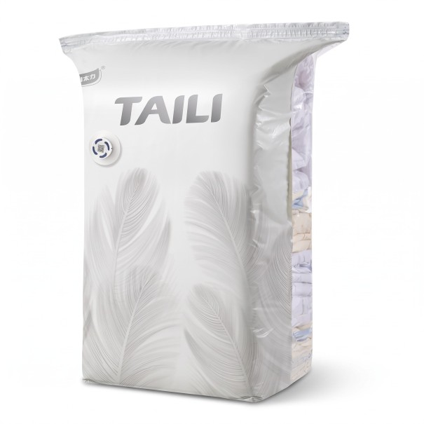 Sacchetto sottovuoto per materassi e coperte, impermeabile e riutilizzabile, 80x100x38 cm, PE+PA, bianco, per abbigliamento, viaggi e campeggio 1