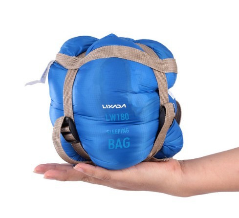 Sacco a pelo J1001 azzurro