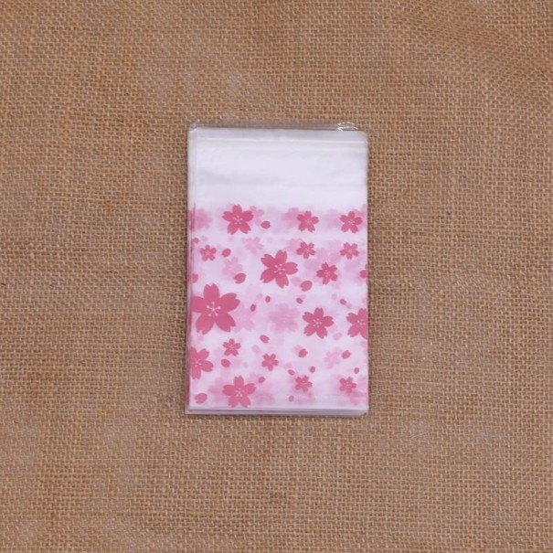 Sachet cadeau avec fleurs 50 pcs M