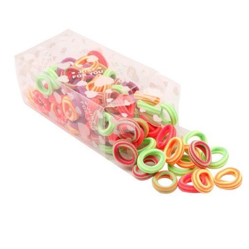 Sachet de élastiques à cheveux - 100 pcs 2