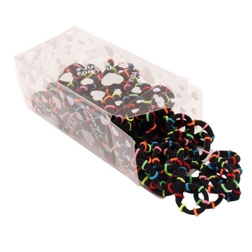 Sachet de élastiques à cheveux - 100 pcs 5