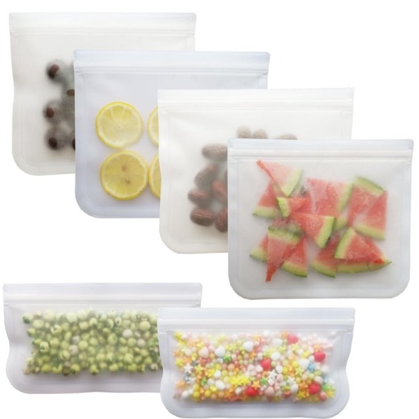 Sachet hermétique à zip pour aliments 6 pcs 1