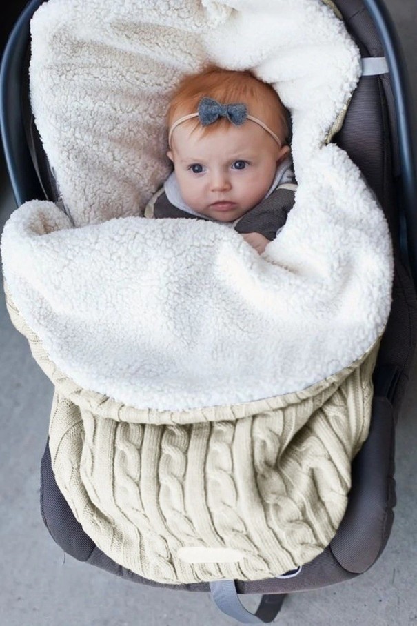 Saco de invierno beige