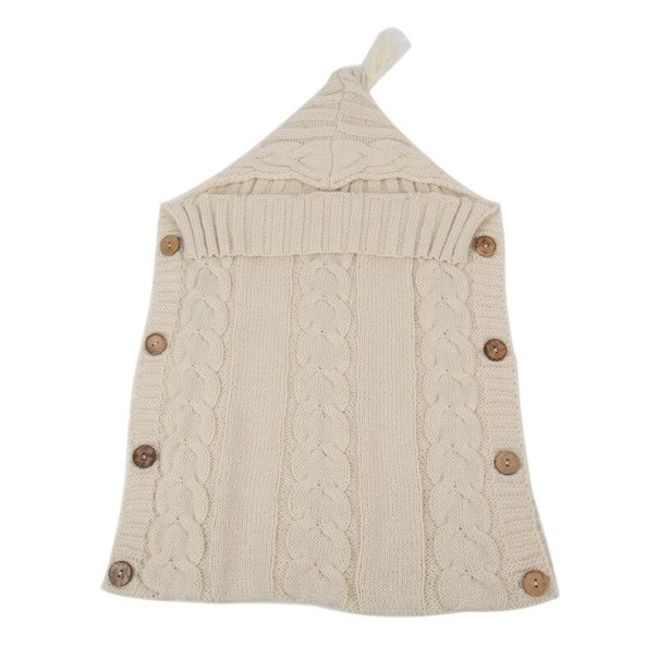 Saco de pies infantil con botones crema