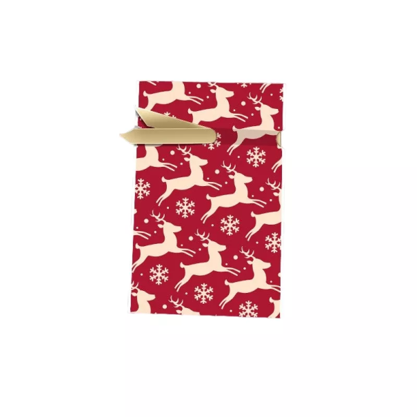 Saco de presente de Natal 12 x 17,7 cm 5 unid 3