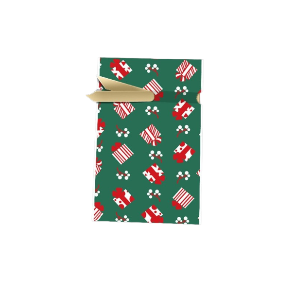 Saco de presente de Natal 23 x 15 cm 10 un T1161 1