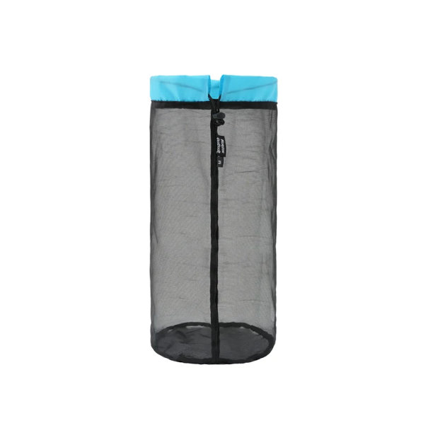 Saco de rede leve com cordão de aperto tamanho M 15 x 34 cm Saco de armazenamento prático para alimentos fruta legumes 21 g 1