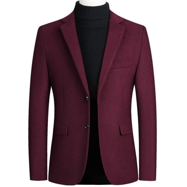 Sacou bărbătească F329 burgundy XL