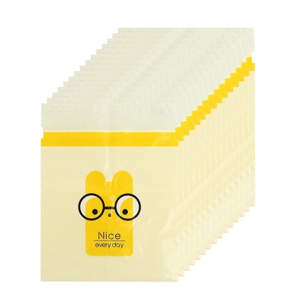 Sacs à ordures autocollants 15 pcs jaune