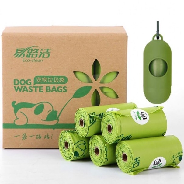 Sacs écologiques pour excréments de chien avec étui C815 16 pcs