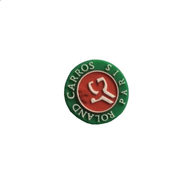 Sada 2 pcs de amortecedores de vibrações em silicone para raquete de ténis Wimbledon e Roland Carros verde