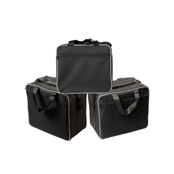 Sada 3 ks motocyklové vnitřní brašny do kufrů 28 l 36 l 40 l černé horní a boční 1