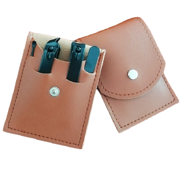 Sada de manicure 4 pcs castanho