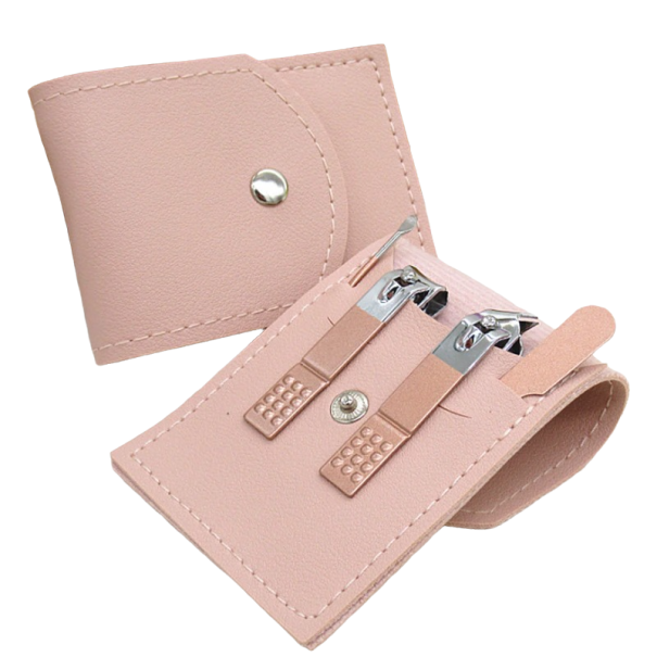 Sada de manicure 4 pcs rosa