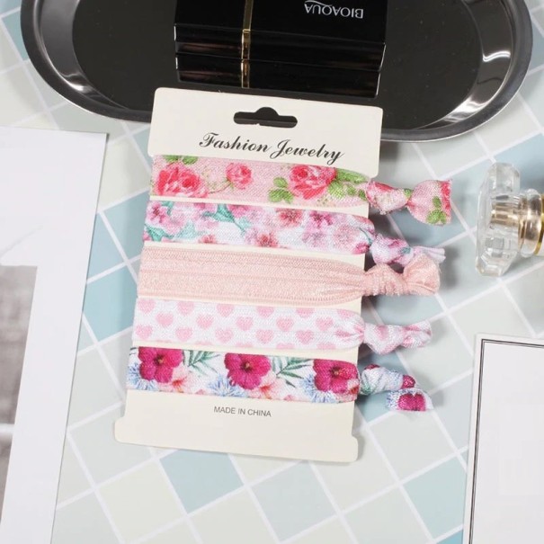 Sada gumiček do vlasů - 5 ks 9