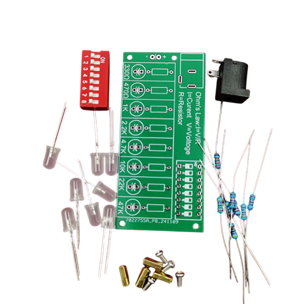 Sada na cvičenie pájenia s LED diódami Tréninková doska pre domácich majstrov Elektronický výukový kit na nácvik pájenia obvodov DIY 1