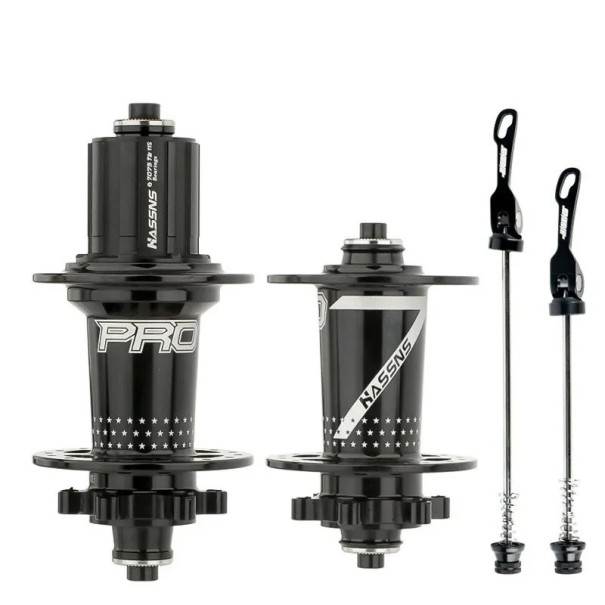 Sada nábojov na kolo 36 dier rýchloupínak 100x9 mm 135x10 mm pre MTB zapletenie kolies predný a zadný náboj čierna